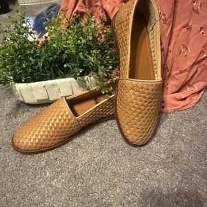 Nisolo Alejandro Woven Slip On 2.0 - Woven Brown - Womens Flats